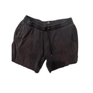 H&M Black Regular Fit Sweat Shorts Mens XL